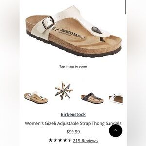 Birkenstock Womens gizeh thong sz38